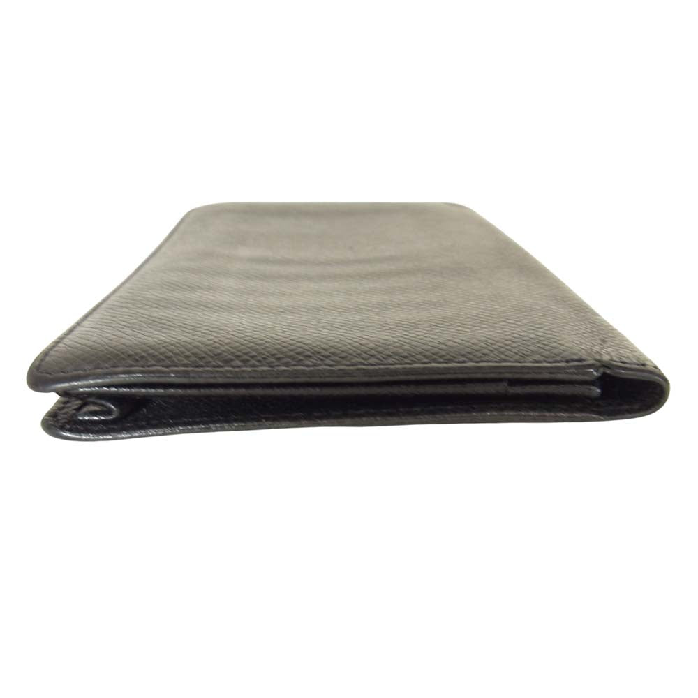 LOUIS VUITTON ルイ・ヴィトン M31002 ポルトカルトクレディ アルドワーズ タイガ 札入れ 長財布  ブラック系【中古】