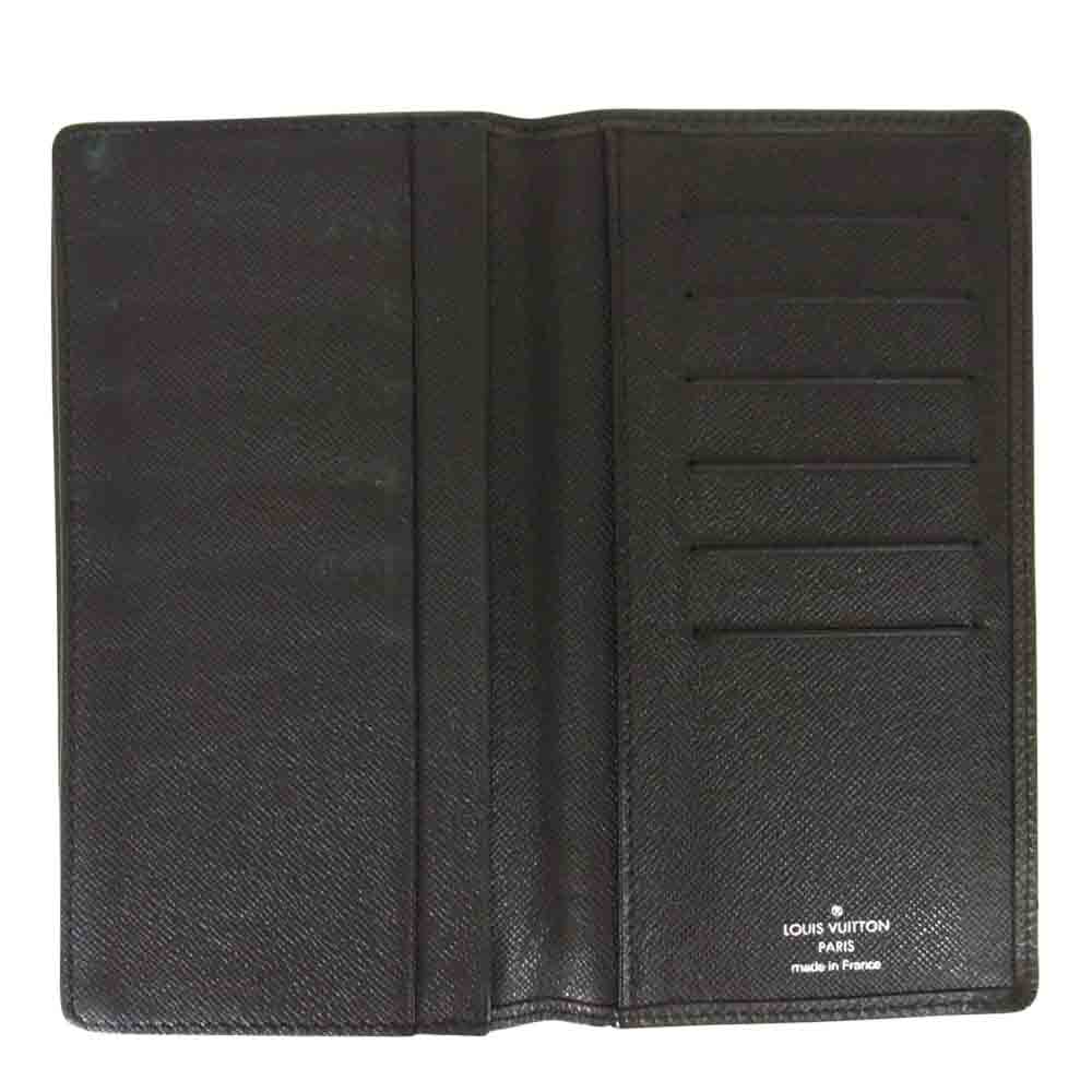 LOUIS VUITTON ルイ・ヴィトン M31002 ポルトカルトクレディ アルドワーズ タイガ 札入れ 長財布  ブラック系【中古】