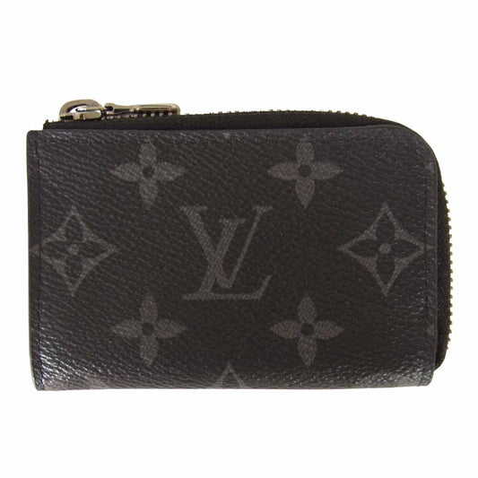 LOUIS VUITTON ルイ・ヴィトン M63536 ポルトモネジュール モノグラム エクリプス 財布 コインケース ブラック系【中古】