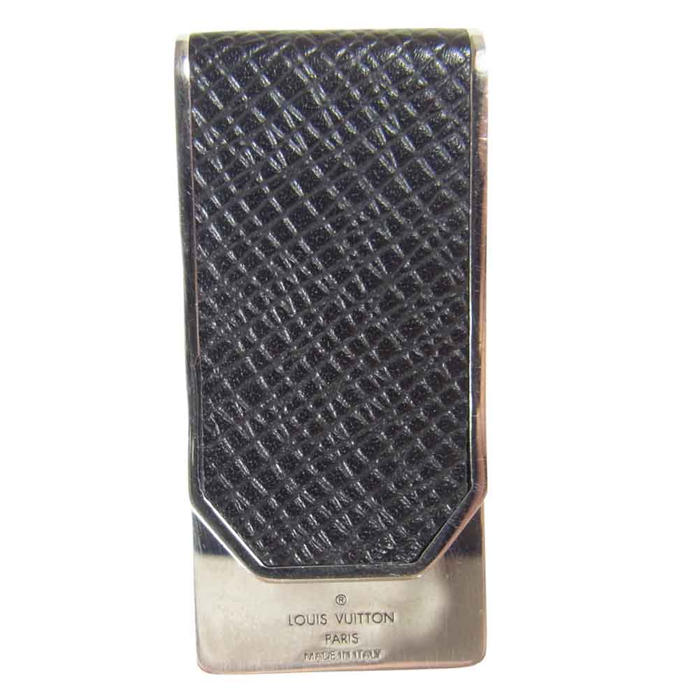 LOUIS VUITTON ルイ・ヴィトン M63069 パンス アビエ ネオ LVクラブ マネークリップ ブラック系【中古】