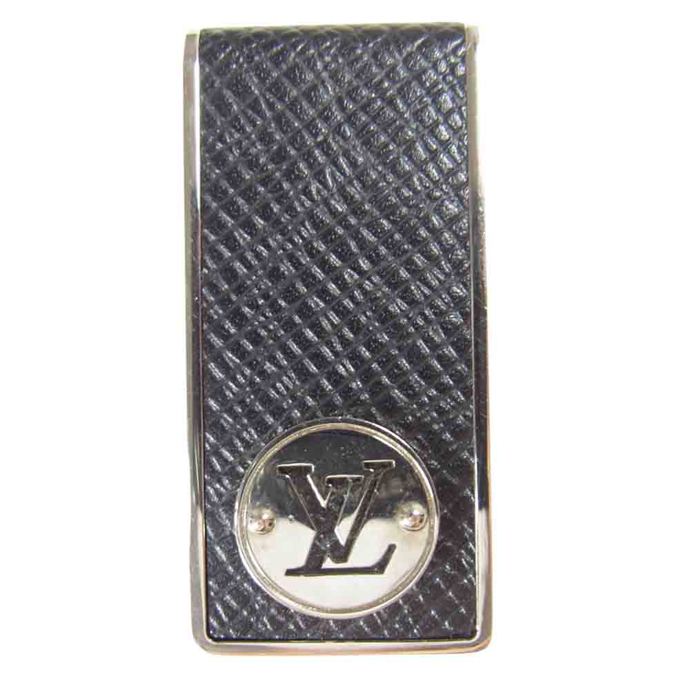 LOUIS VUITTON ルイ・ヴィトン M63069 パンス アビエ ネオ LVクラブ マネークリップ ブラック系【中古】