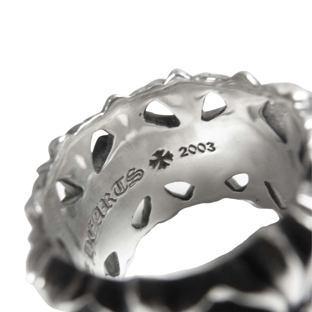 CHROME HEARTS クロムハーツ（原本無） CEMETERY CRS RING セメタリー クロス リング シルバー系 21号程度【中古】