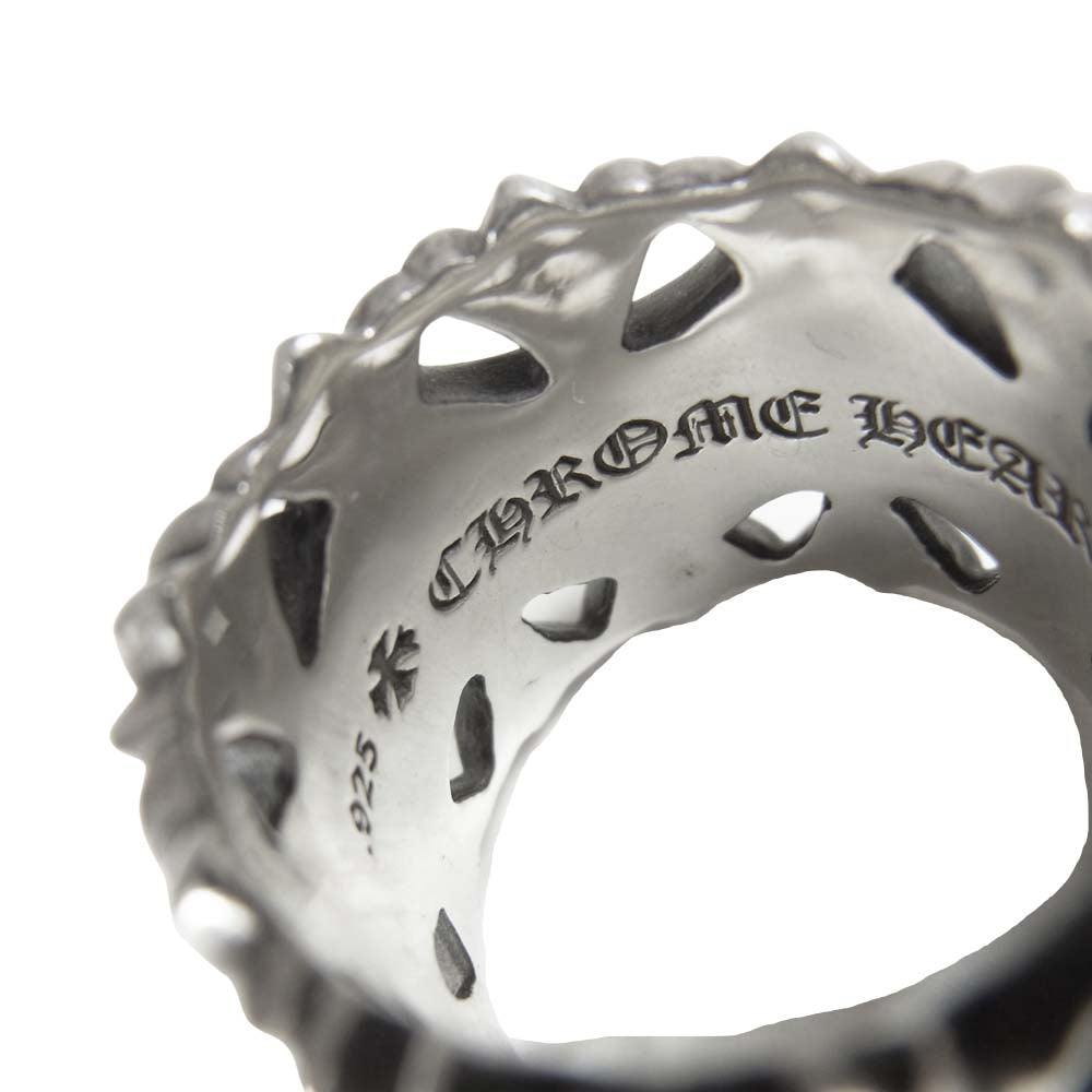 CHROME HEARTS クロムハーツ（原本無） CEMETERY CRS RING セメタリー クロス リング シルバー系 21号程度【中古】