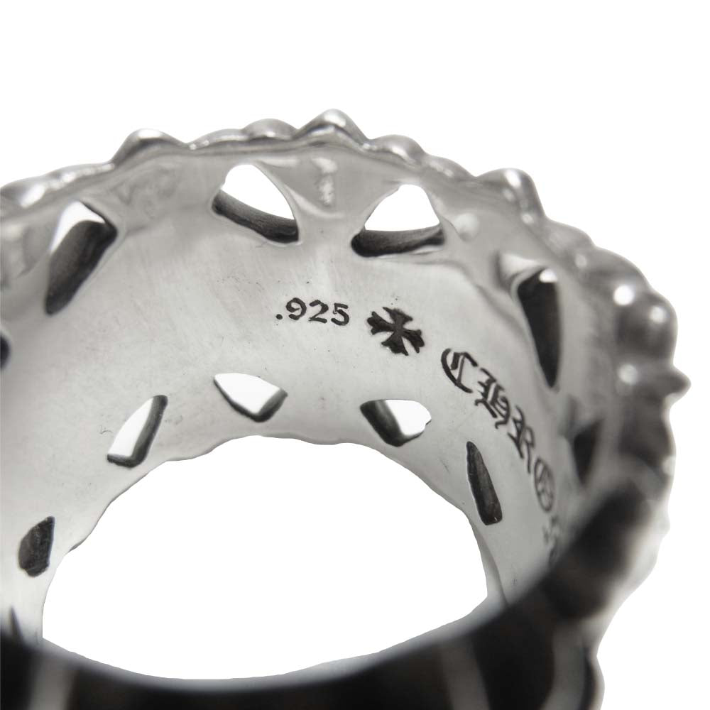 CHROME HEARTS クロムハーツ（原本無） CEMETERY CRS RING セメタリー クロス リング シルバー系 21号程度【中古】