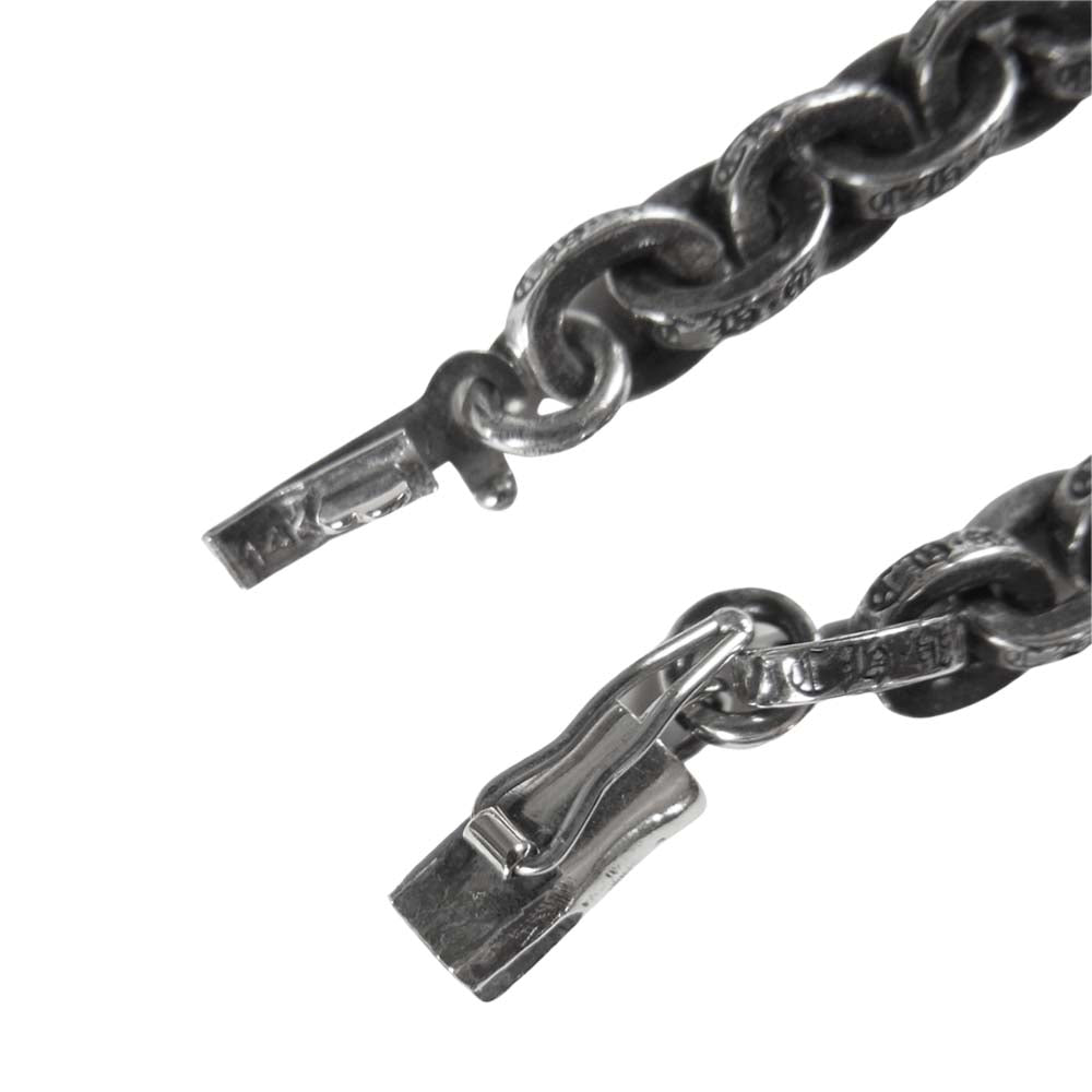 CHROME HEARTS クロムハーツ（原本無） ペーパー チェーン 18インチ ネックレス シルバー系【中古】