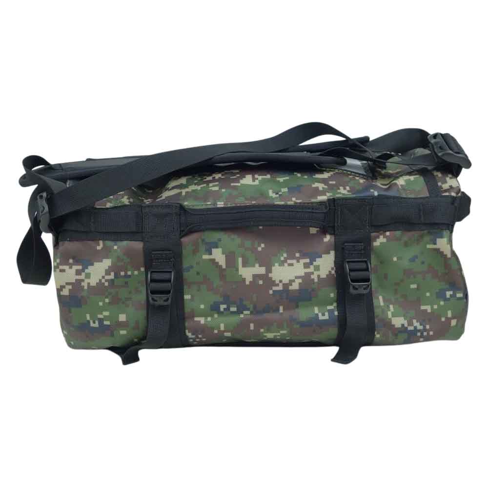 THE NORTH FACE ノースフェイス NF0A3ETN BASE CAMP DUFFEL ベースキャンプ ダッフル ボストン バッグ グリーン系 カモ柄【美品】【中古】