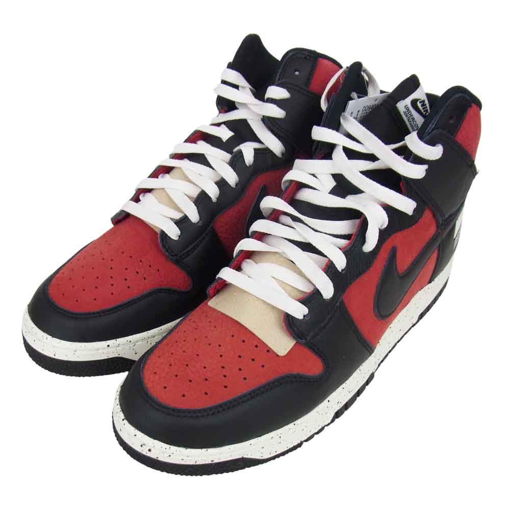 NIKE ナイキ DD9401-600 × UNDERCOVER DUNK 1985 HI GYM RED アンダーカバー ダンク ハイ レッド系 29cm【新古品】【未使用】【中古】