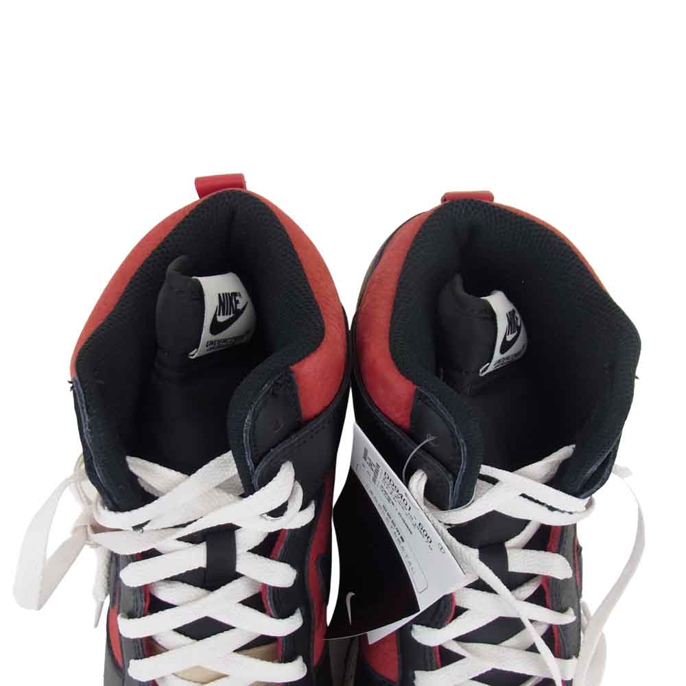 NIKE ナイキ DD9401-600 × UNDERCOVER DUNK 1985 HI GYM RED アンダーカバー ダンク ハイ レッド系 29cm【新古品】【未使用】【中古】