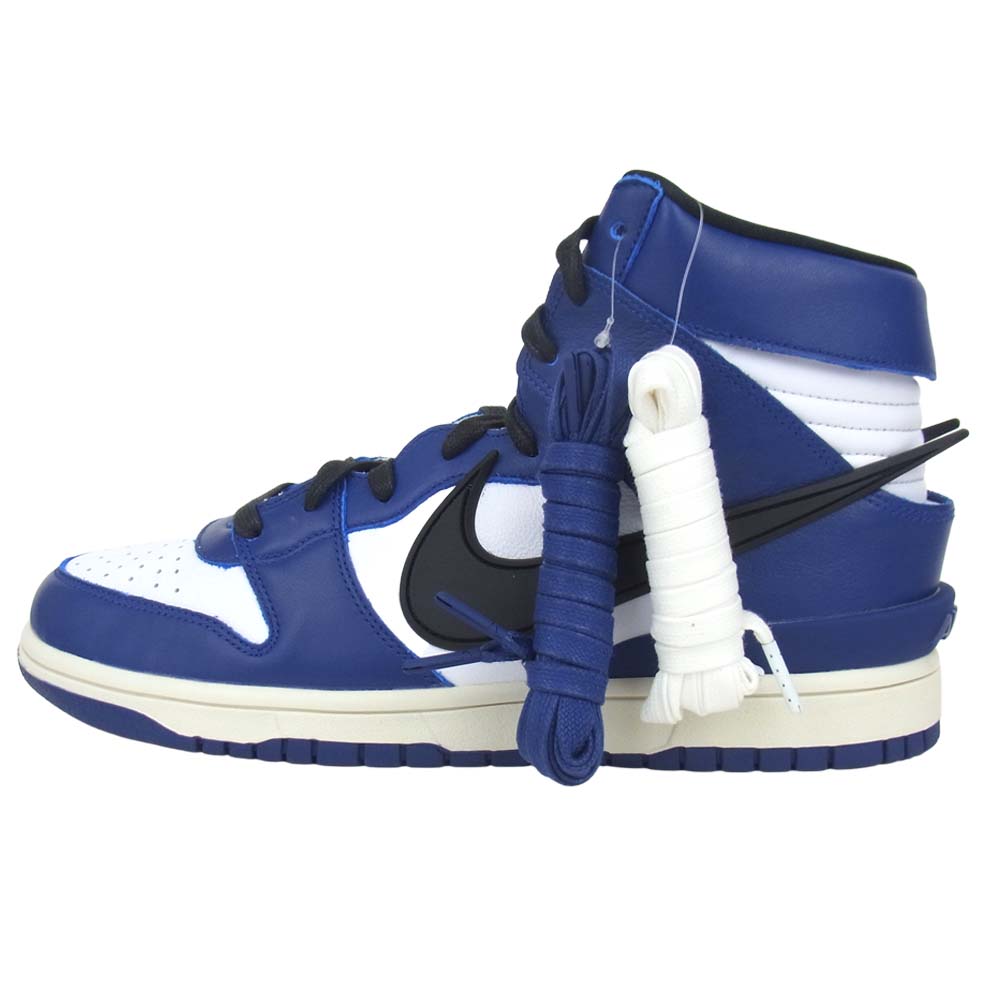 NIKE ナイキ CU7544-400 × AMBUSH Dunk Hi DEEP ROYAL アンブッシュ ダンク ハイ ブルー系 29cm【新古品】【未使用】【中古】
