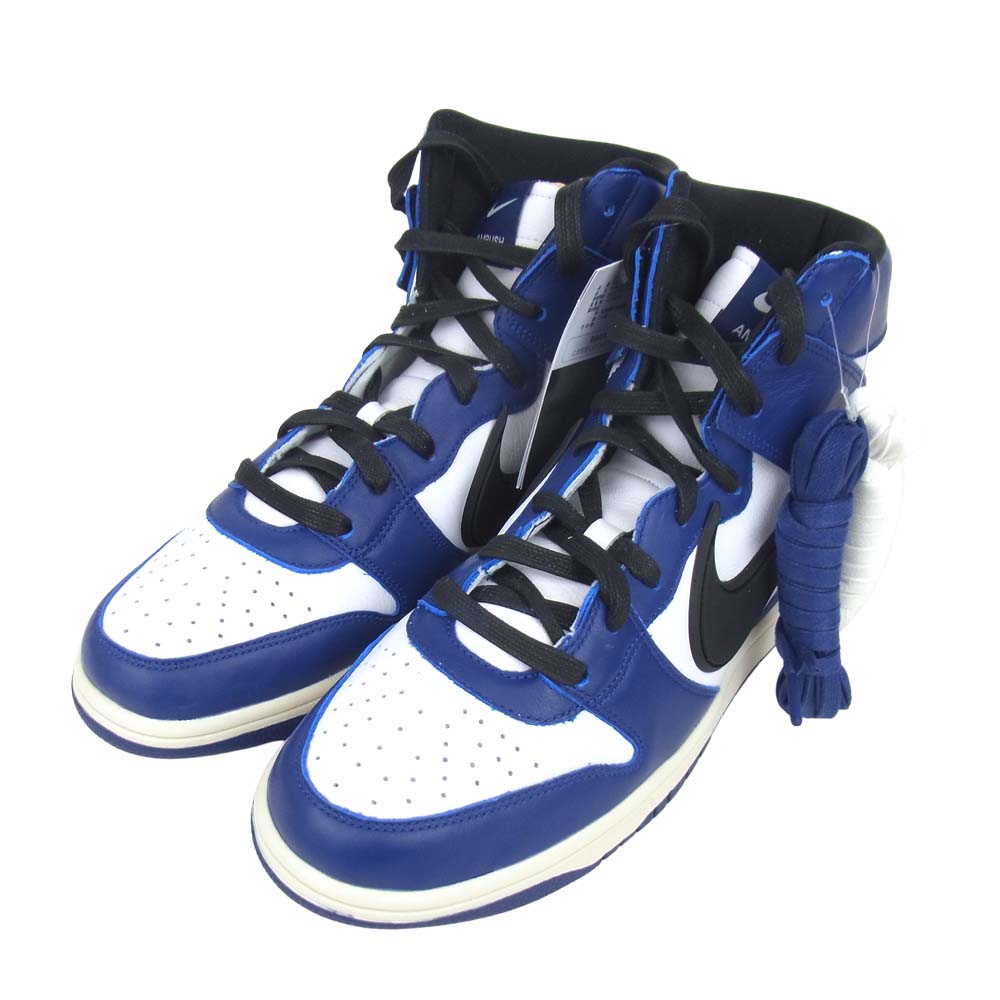NIKE ナイキ CU7544-400 × AMBUSH Dunk Hi DEEP ROYAL アンブッシュ ダンク ハイ ブルー系 29cm【新古品】【未使用】【中古】