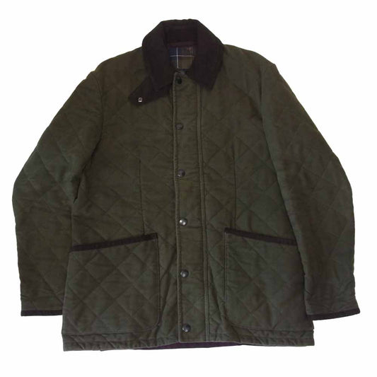 Barbour バブアー EQUESTRIAN QUILT JACKET キルト キルティング カーキ系 S【中古】