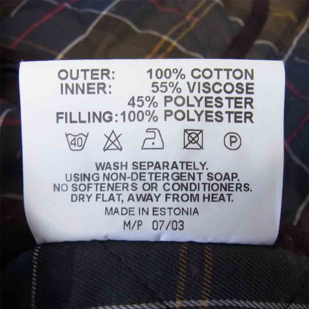 Barbour バブアー EQUESTRIAN QUILT JACKET キルト キルティング カーキ系 S【中古】