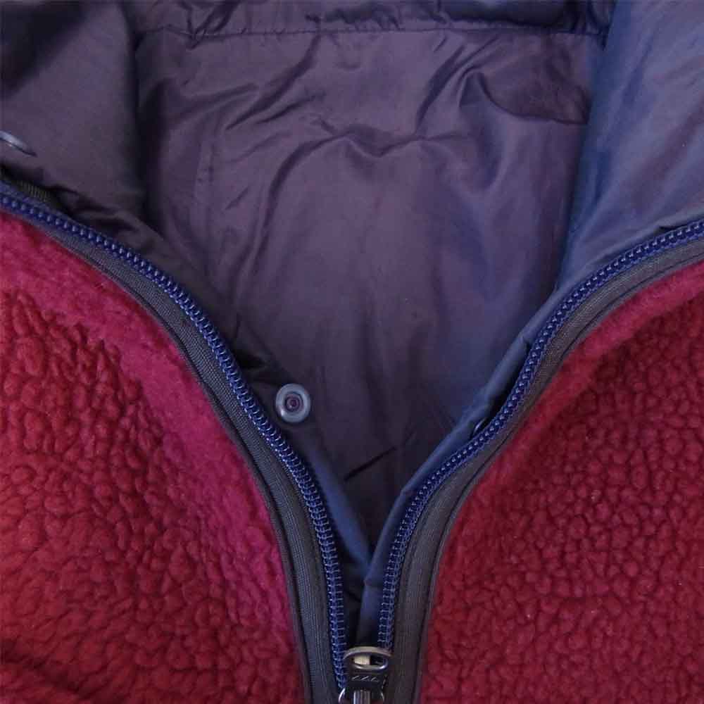 patagonia パタゴニア 96AW 29361 USA製 Pile Glissade Pullover パイル グリセード プルオーバー リバーシブル エンジ系 パープル系 S【中古】