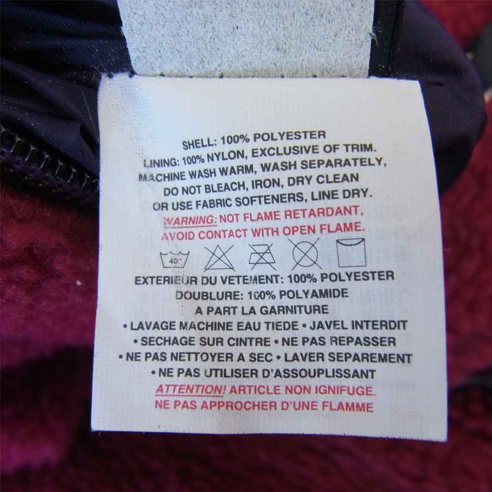 patagonia パタゴニア 96AW 29361 USA製 Pile Glissade Pullover パイル グリセード プルオーバー リバーシブル エンジ系 パープル系 S【中古】