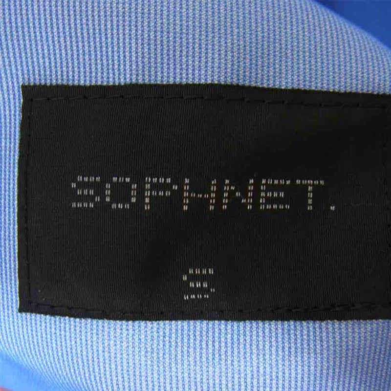 SOPH ソフ 21SS SOPH-210024 SOFHNET 3LAYER HOODED BLOUSON ブルー系 S【極上美品】【中古】