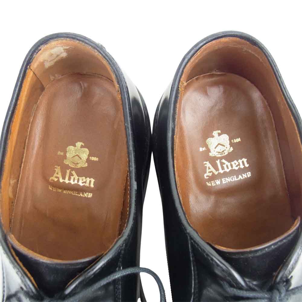 ALDEN オールデン ND91930 PLAIN TOE プレーントゥ ブラック系 6【中古】