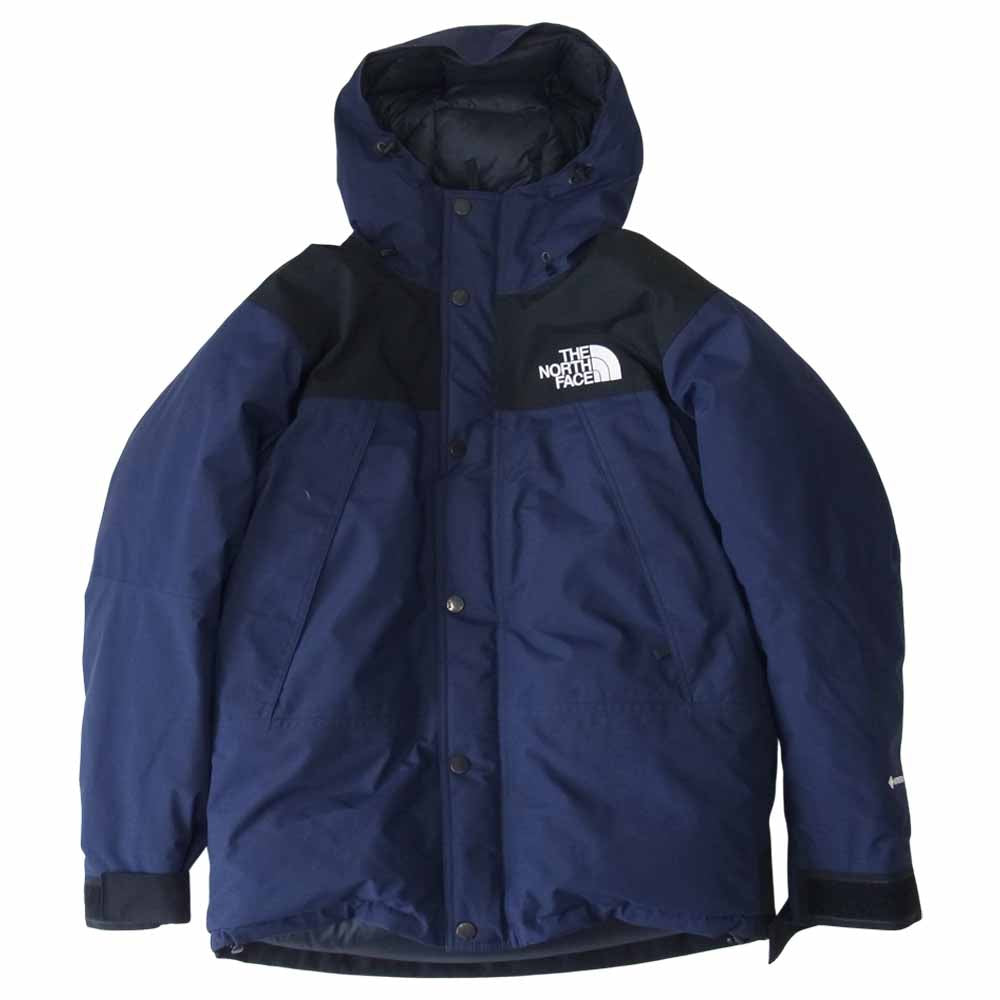 THE NORTH FACE ノースフェイス ND91930 MOUNTAIN DOWN JACKET マウンテン ダウン GORE-TEX ゴアテックス ネイビー系 M【中古】