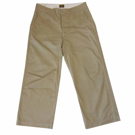 The REAL McCOY'S ザリアルマッコイズ ミリタリー ボタンフライ コットン チノ パンツ ベージュ系 32【中古】
