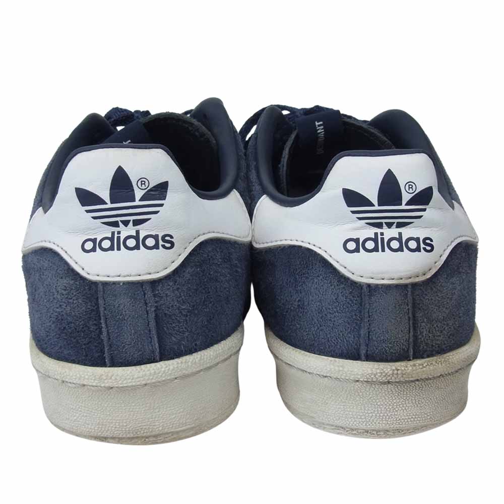 adidas アディダス 17AW DB2408 × DESCENDANT CAMPUS ディセンダント キャンパス ローカット スニーカー ネイビー系 27㎝【中古】
