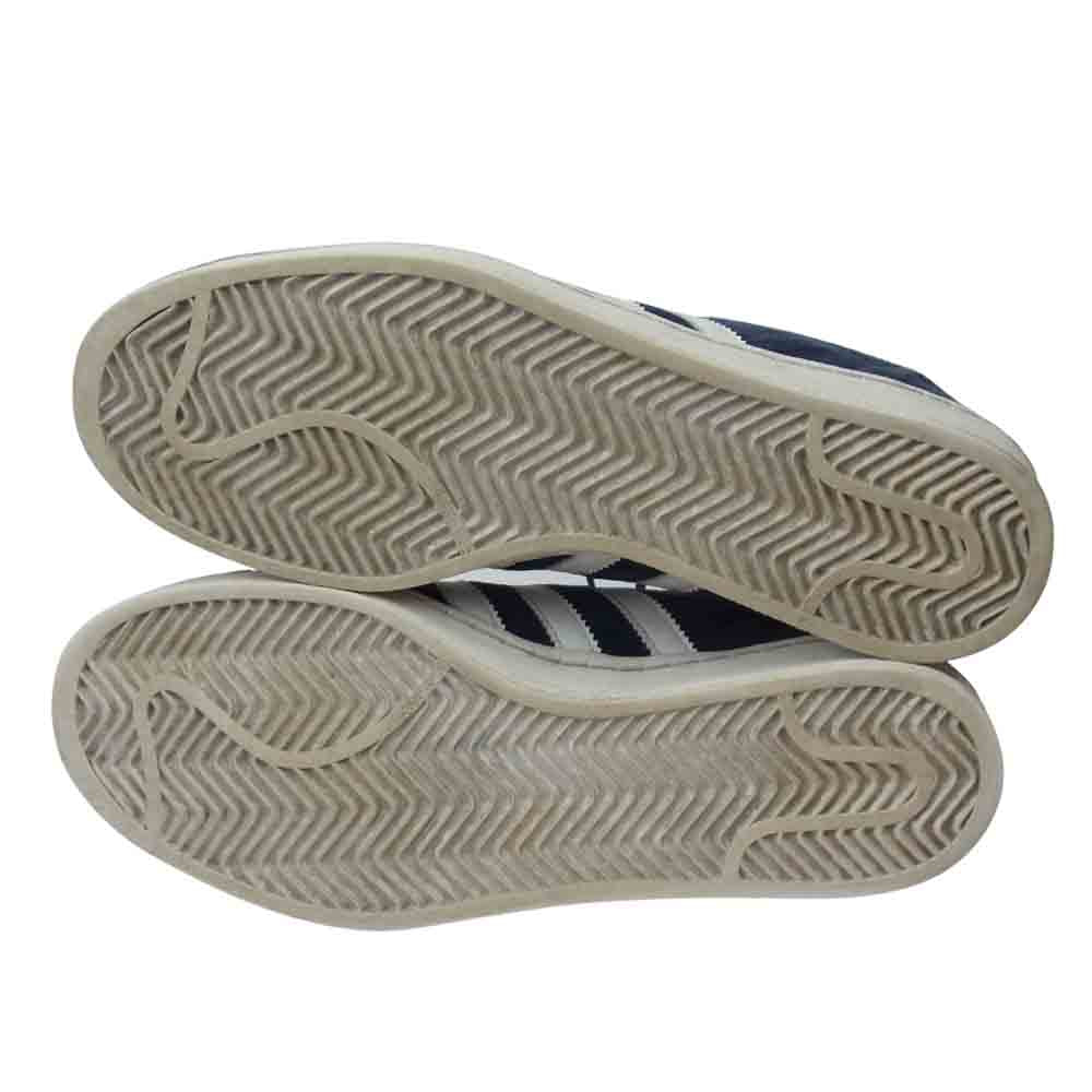 adidas アディダス 17AW DB2408 × DESCENDANT CAMPUS ディセンダント キャンパス ローカット スニーカー ネイビー系 27㎝【中古】