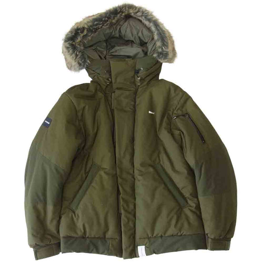 DESCENDANT ディセンダント 18AW FROID PRIMALOFT JACKET ファー プリマロフト ジャケット カーキ系 1【中古】