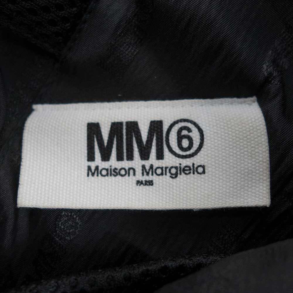 MAISON MARGIELA メゾンマルジェラ ＭＭ6 エムエムシックス S54WD0043 トライアングル メッシュ ハンド バッグ ブラック系【中古】