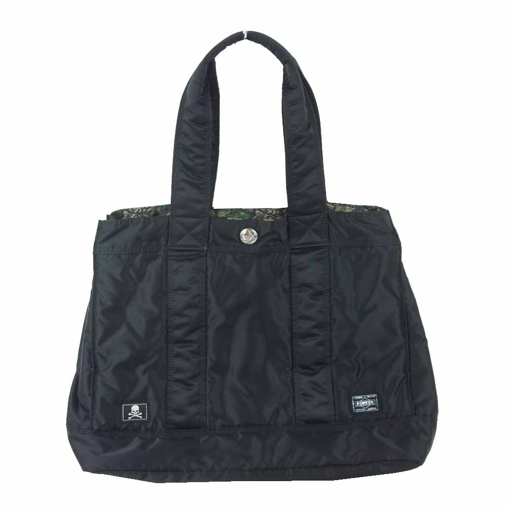 mastermind JAPAN マスターマインドジャパン ポーター PORTER TOTE BAG S トート バッグ ブラック系【中古】