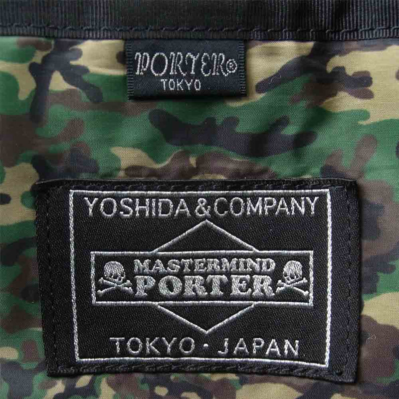 mastermind JAPAN マスターマインドジャパン ポーター PORTER TOTE BAG S トート バッグ ブラック系【中古】