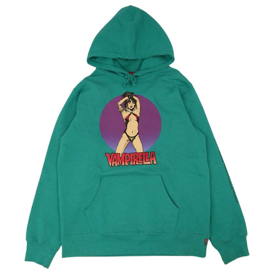 Supreme シュプリーム 17SS Vampirella Hooded Sweatshirt グリーン系 L【中古】