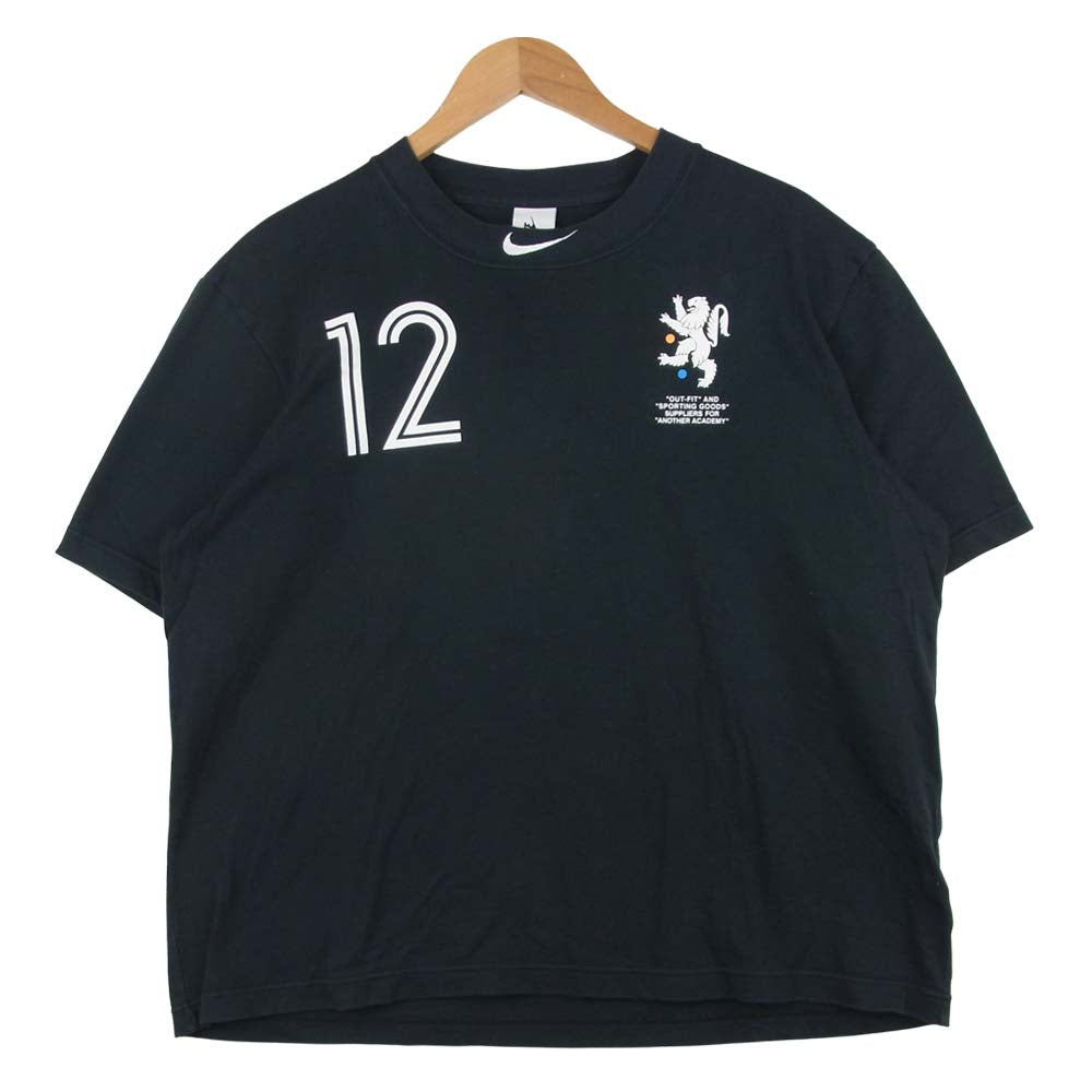 OFF-WHITE オフホワイト 18SS NIKE ナイキ MERCURIAL NRG FOOTBALL TEE マーキュリアル フットボール 半袖 Tシャツ ブラック系 S【中古】