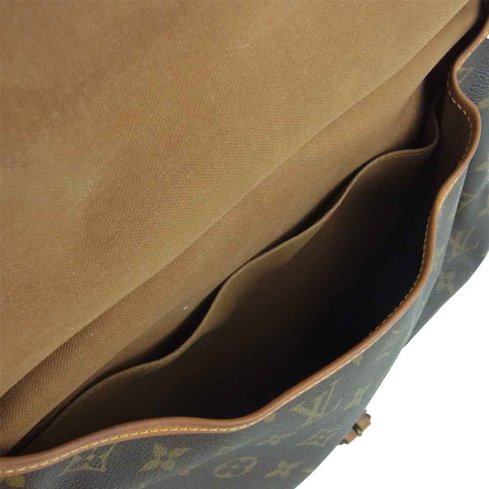 LOUIS VUITTON ルイ・ヴィトン M42256 ソミュール30 ショルダー バッグ ダークブラウン系【中古】