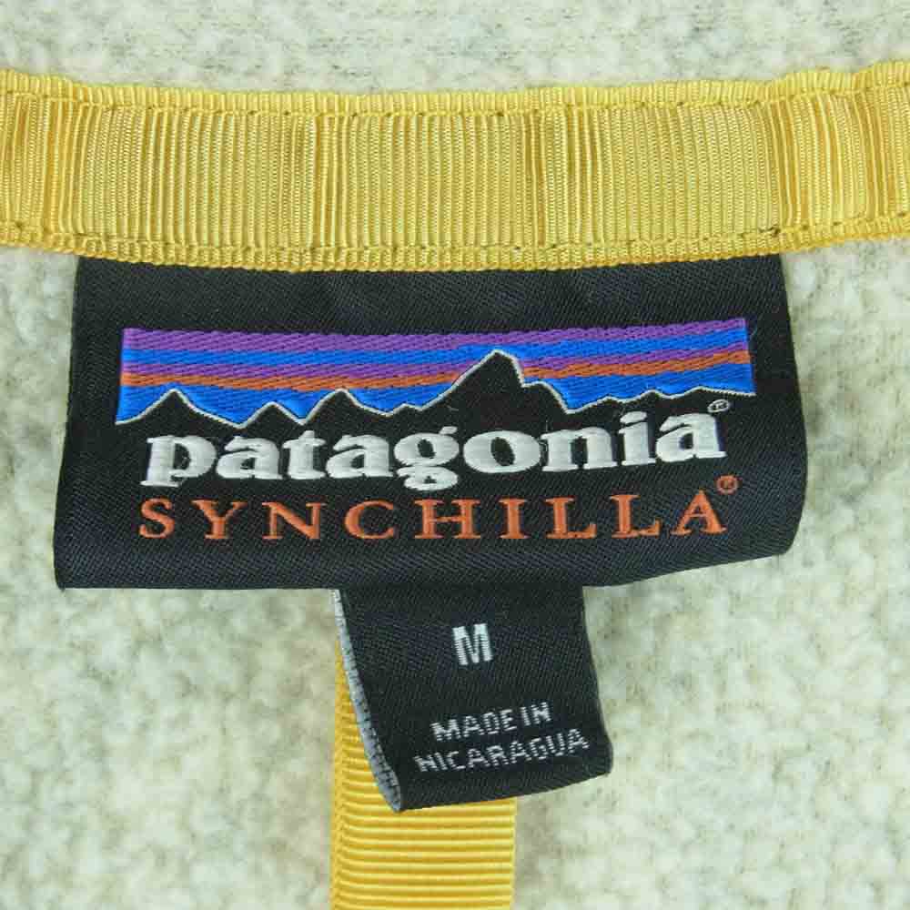 patagonia パタゴニア 17AW 25455 Lightweight Synchilla Snap-T Pullover ライトウェイト シンチラ スナップT プルオーバ ジャケット グレー系 M【中古】