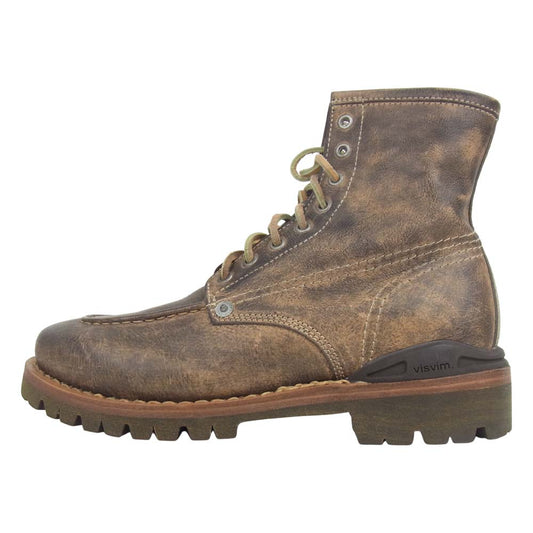 VISVIM ビズビム vanguard boots folk ヴァンガード ブラウン系 US08【美品】【中古】