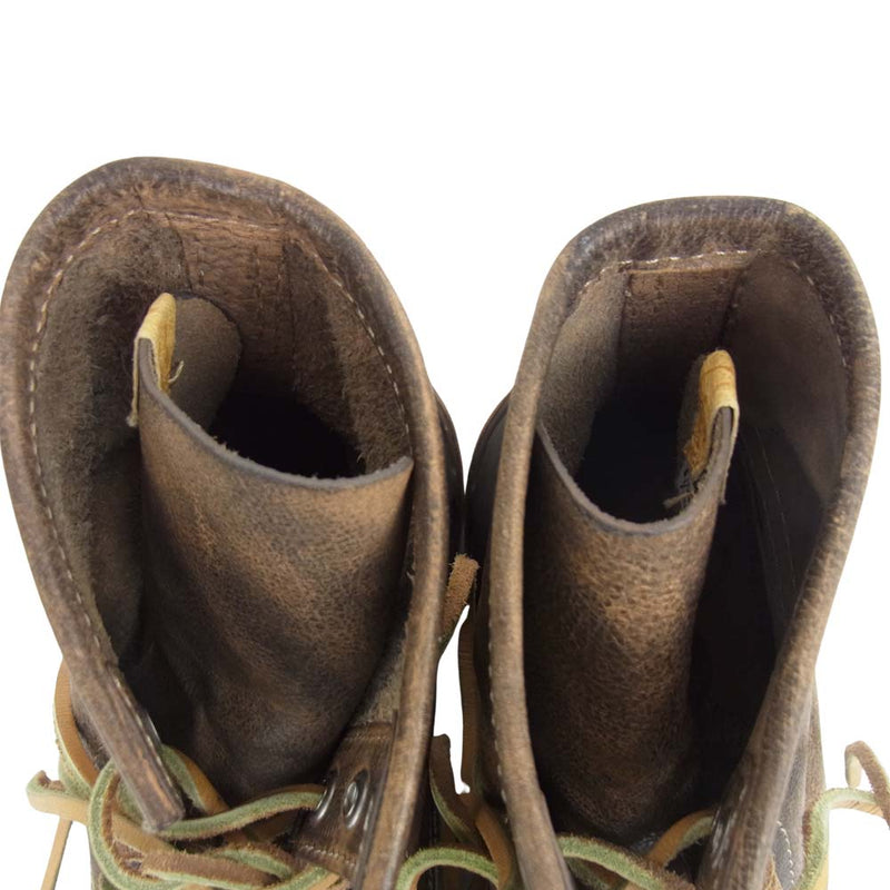 VISVIM ビズビム vanguard boots folk ヴァンガード ブラウン系 US08【美品】【中古】