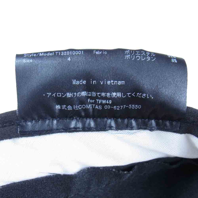 junhashimoto ジュンハシモト TFW49 6 PANEL CAP パネル キャップ ブラック系 XL【美品】【中古】