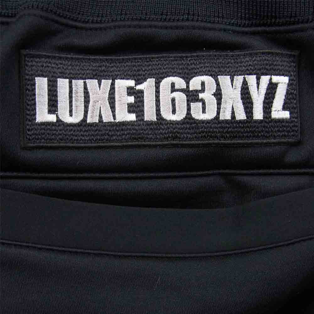 AKM エイケイエム SX065 LUXE163XYZ BACK BRUSHED JERSEY RIB ジャージー リブ パンツ ブラック系 L【中古】