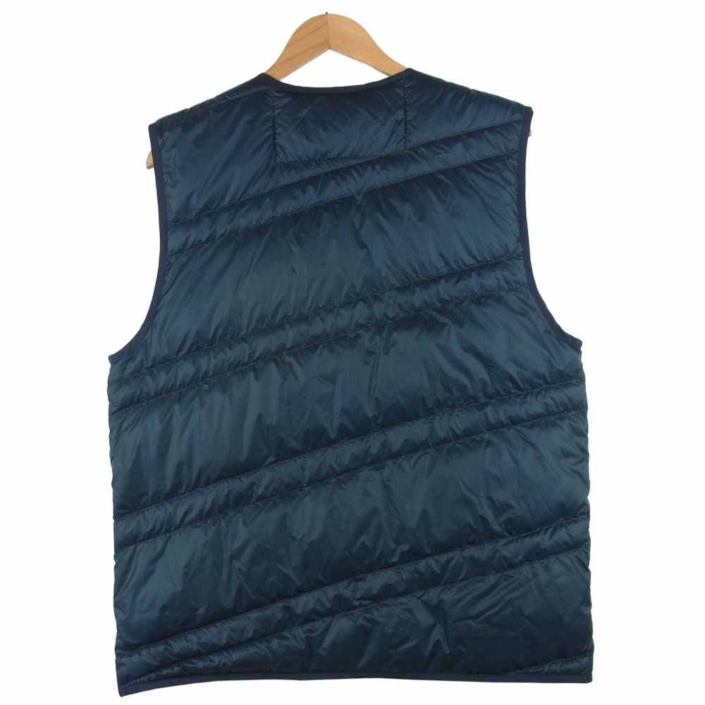 nanamica ナナミカ 19AW SUNF948 Down Vest ナイロン ダウン ベスト 中国製 ネイビー系 M【中古】