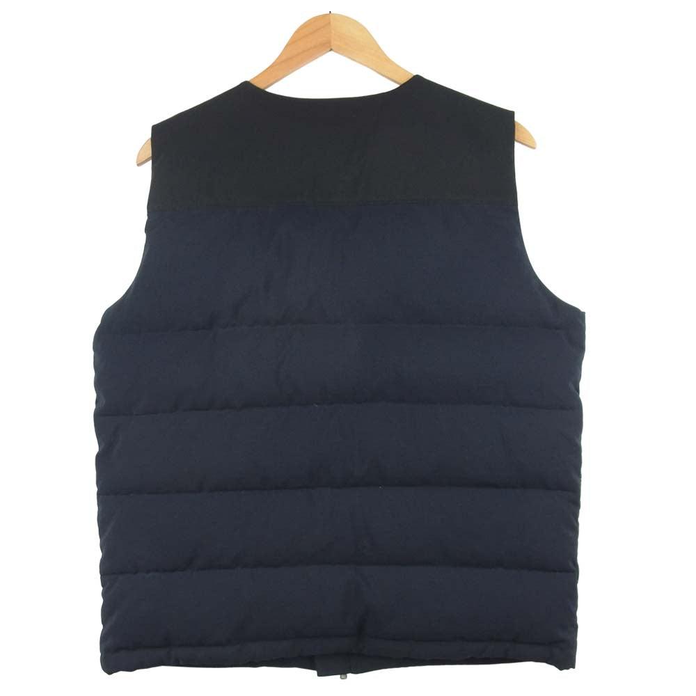THE NORTH FACE ノースフェイス PURPLELABEL パープルレーベル LIGHT NUPTSE VEST ライト ヌプシ ダウン ベスト ダークネイビー系 M【中古】