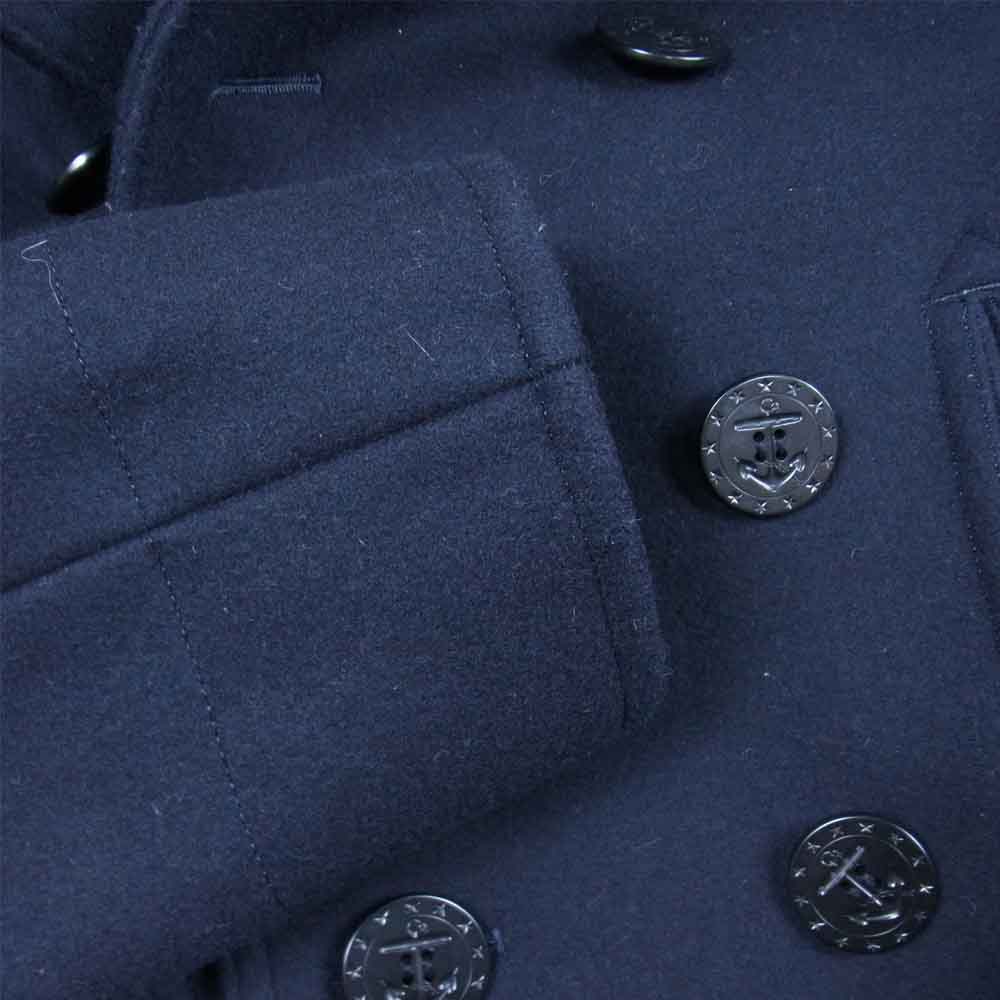 Buzz Rickson's バズリクソンズ BR11554 PEA COAT ピーコート ピー コート ボタン ブラック系 36【中古】