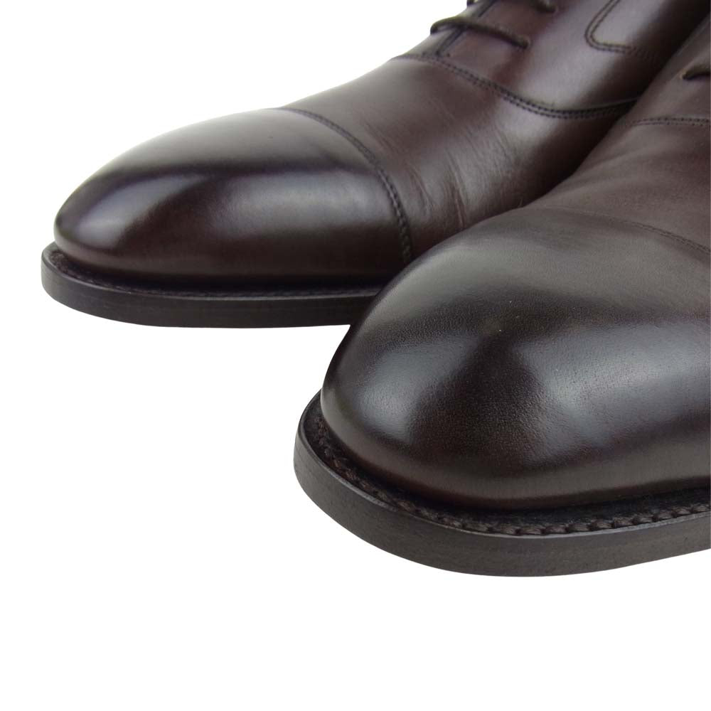 バーカー 4148EW23 FALSGRAVE DARK WALNUT CALF オックスフォード シューズ ダークブラウン系 9【美品】【中古】