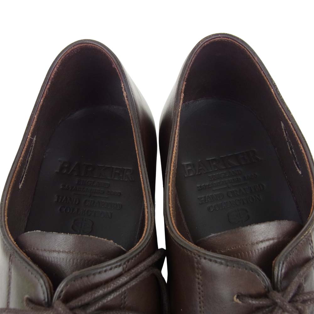バーカー 4148EW23 FALSGRAVE DARK WALNUT CALF オックスフォード シューズ ダークブラウン系 9【美品】【中古】
