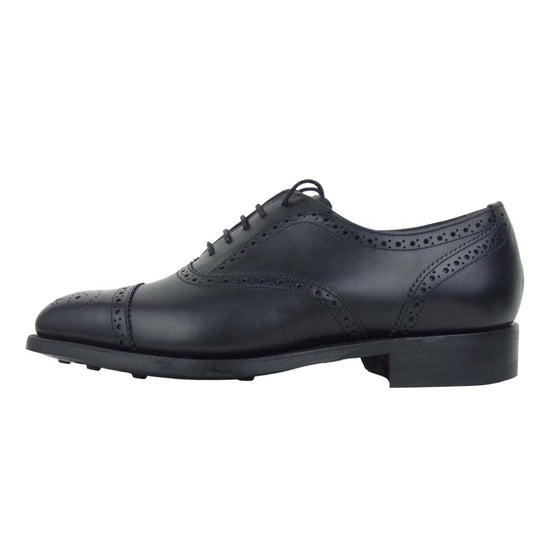 バーカー 4303FW10 CAP OXFORD BROGUE BLACK CALF オックスフォード シューズ ブラック系 6【美品】【中古】