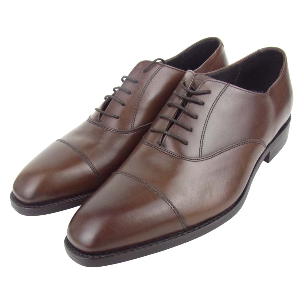 バーカー 4275FW15 CAP OXFORD WALNUT CALF オックスフォード シューズ ブラウン系 8 1/2【極上美品】【中古】