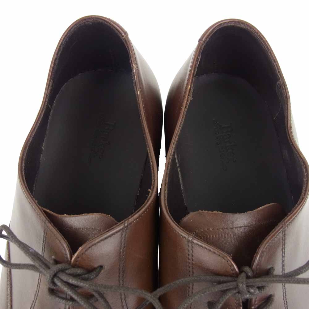 バーカー 4275FW15 CAP OXFORD WALNUT CALF オックスフォード シューズ ブラウン系 8 1/2【極上美品】【中古】