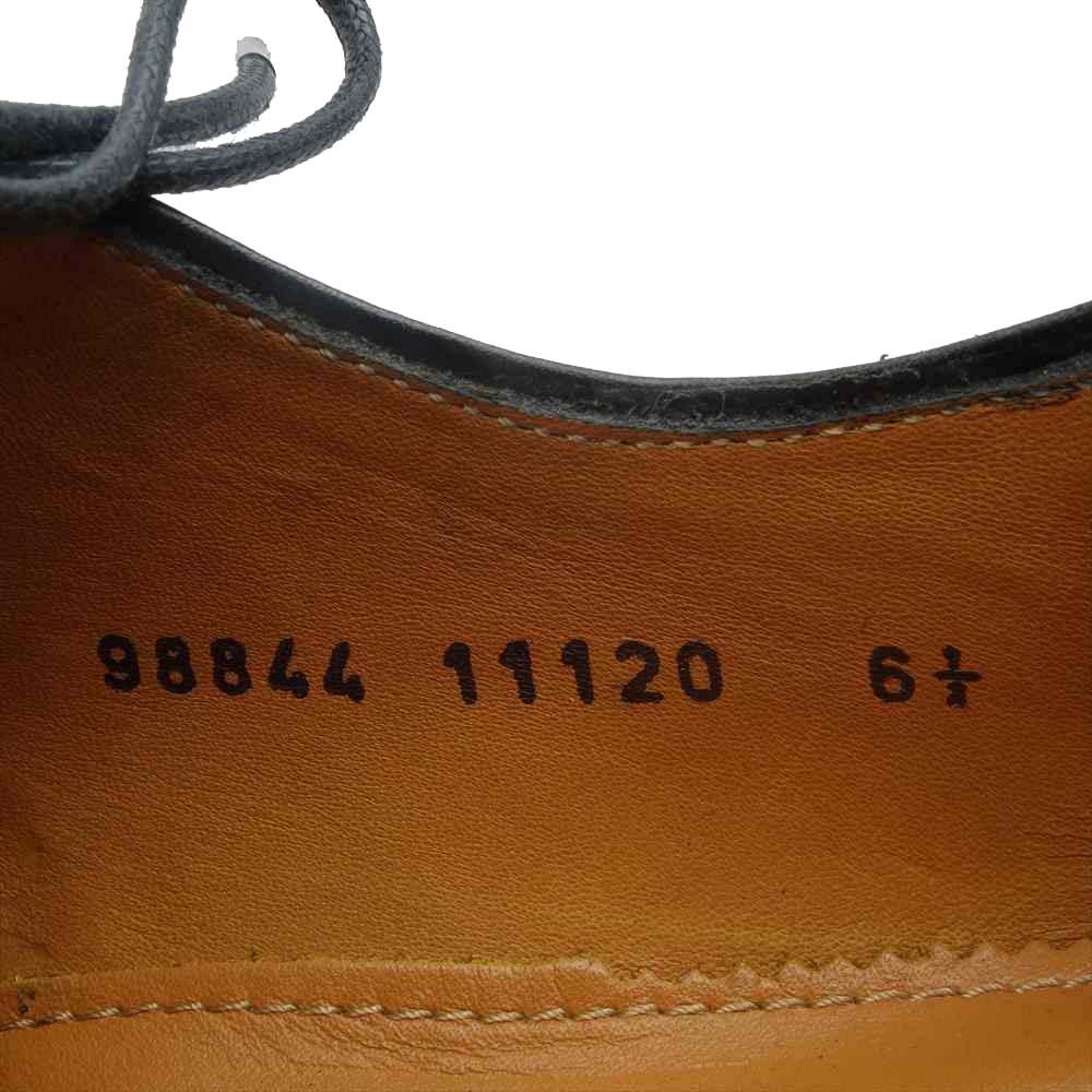 JALAN SRIWIJAYA ジャランスリウァヤ 98844 セミブローグ シューズ ダイナイトソール ブラックカーフ UK6.5 ブラック系 6.5【極上美品】【中古】