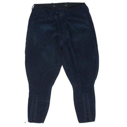 BLACK SIGN ブラックサイン 8W CORDUROY BREECHES 8 ウェル コーデュロイ シェリフブリーチーズ パンツ ダークネイビー系 28【美品】【中古】