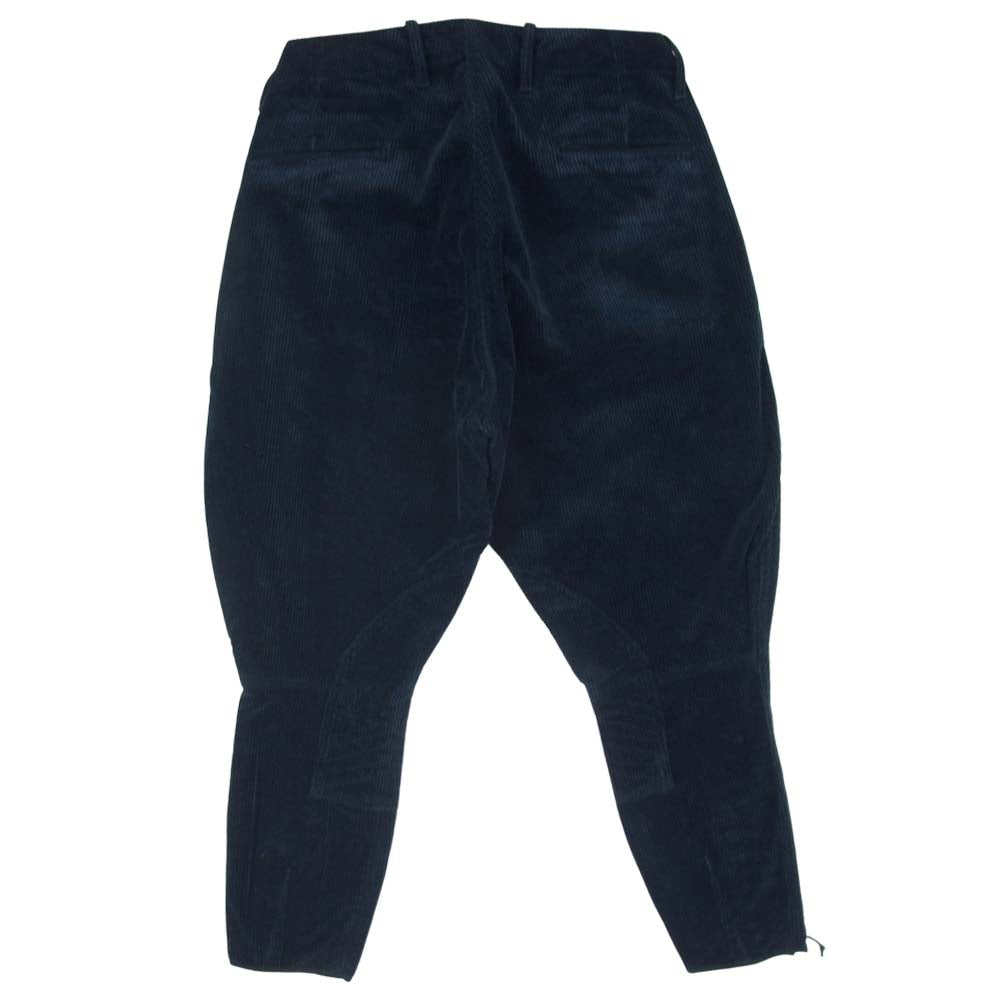 BLACK SIGN ブラックサイン 8W CORDUROY BREECHES 8 ウェル コーデュロイ シェリフブリーチーズ パンツ ダークネイビー系 28【美品】【中古】
