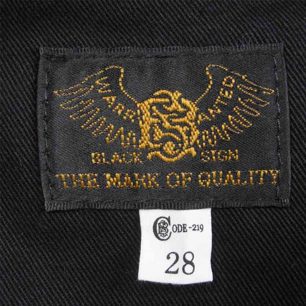 BLACK SIGN ブラックサイン 8W CORDUROY BREECHES 8 ウェル コーデュロイ シェリフブリーチーズ パンツ ダークネイビー系 28【美品】【中古】