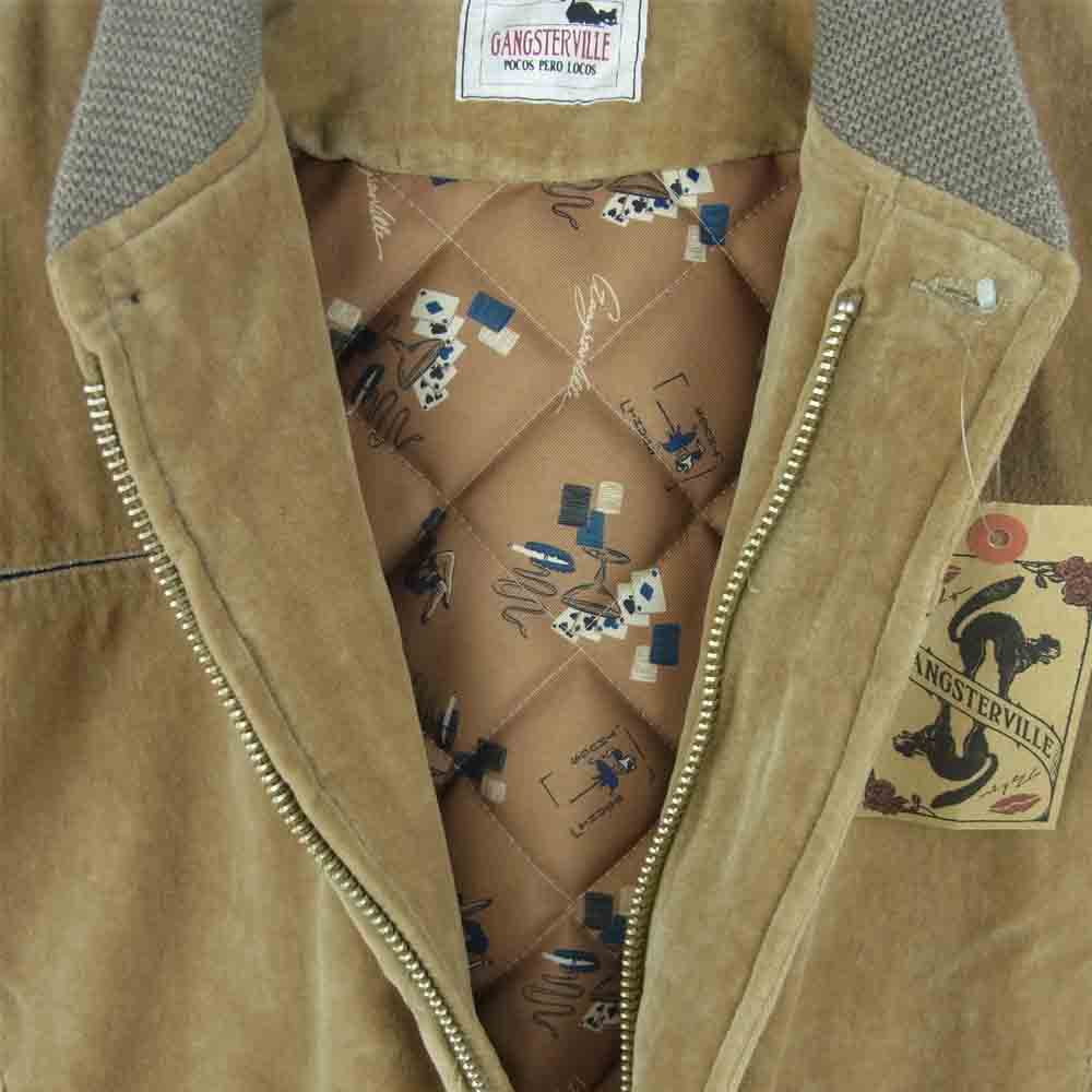 GANGSTERVILLE ギャングスタービル GSV-20-AW-08 DERBY JACKET ダービー ジャケット ベージュ系 M【美品】【中古】