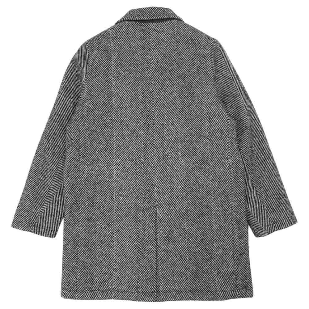GANGSTERVILLE ギャングスタービル GSV-20-AW-04 Sharper Herringbone Chester Coat シャーパー ヘリンボーン チェスター コート ブラック系 M【美品】【中古】